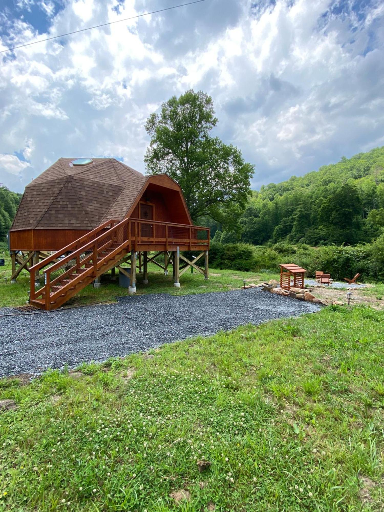 Villa Natahala Glamping Red Dome #23 Topton Exterior foto
